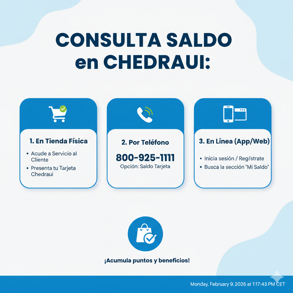 Consulta saldo Chedraui