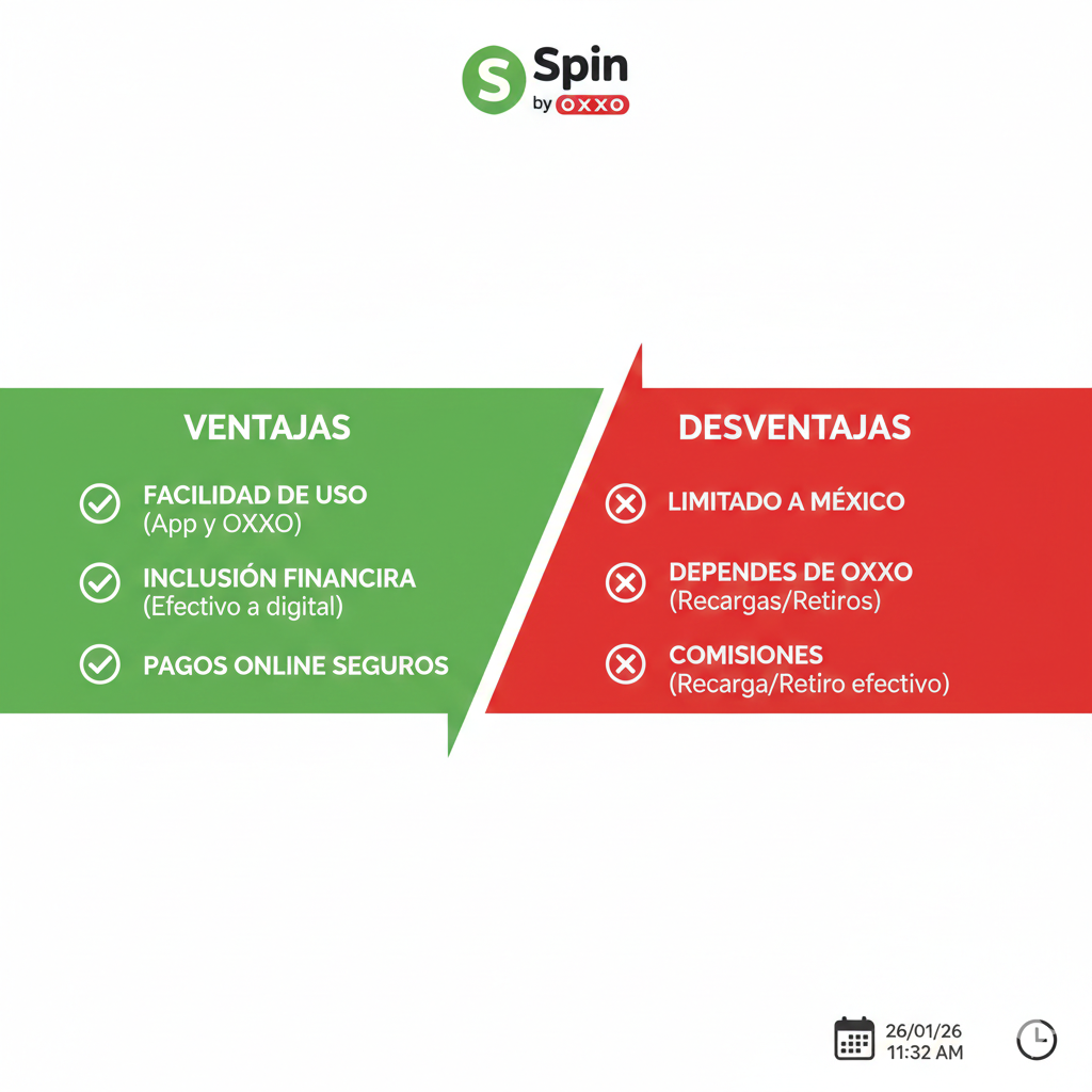 ventajas y desventajas de spin by oxxo