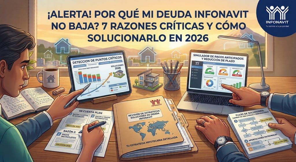 deuda Infonavit no baja? 7 razones